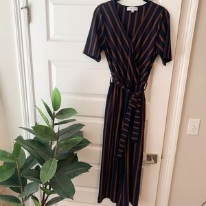 PIPER & SCOOT Catherine Striped Jumpsuit SMALL